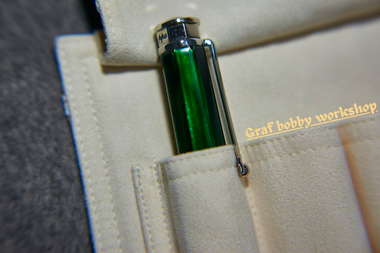 Custom Green Gem Sand Technique