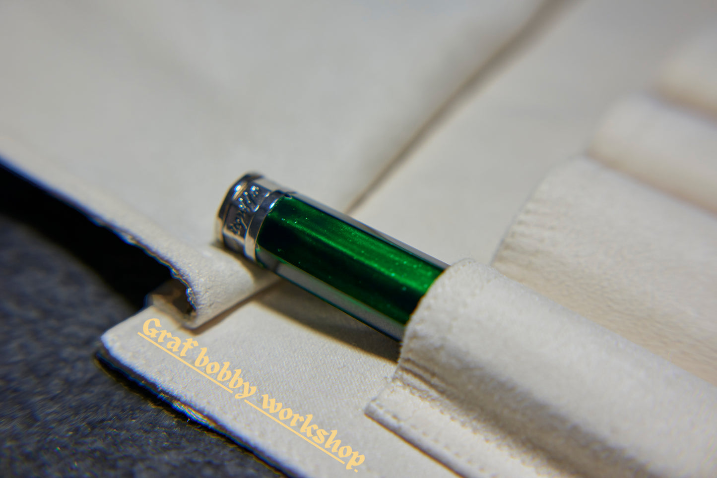 Custom Green Gem Sand Technique