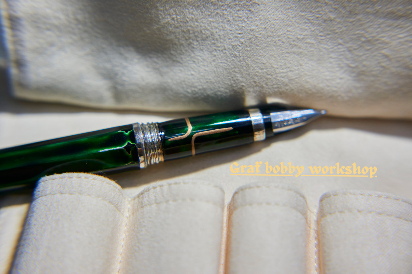 Custom Green Gem Sand Technique