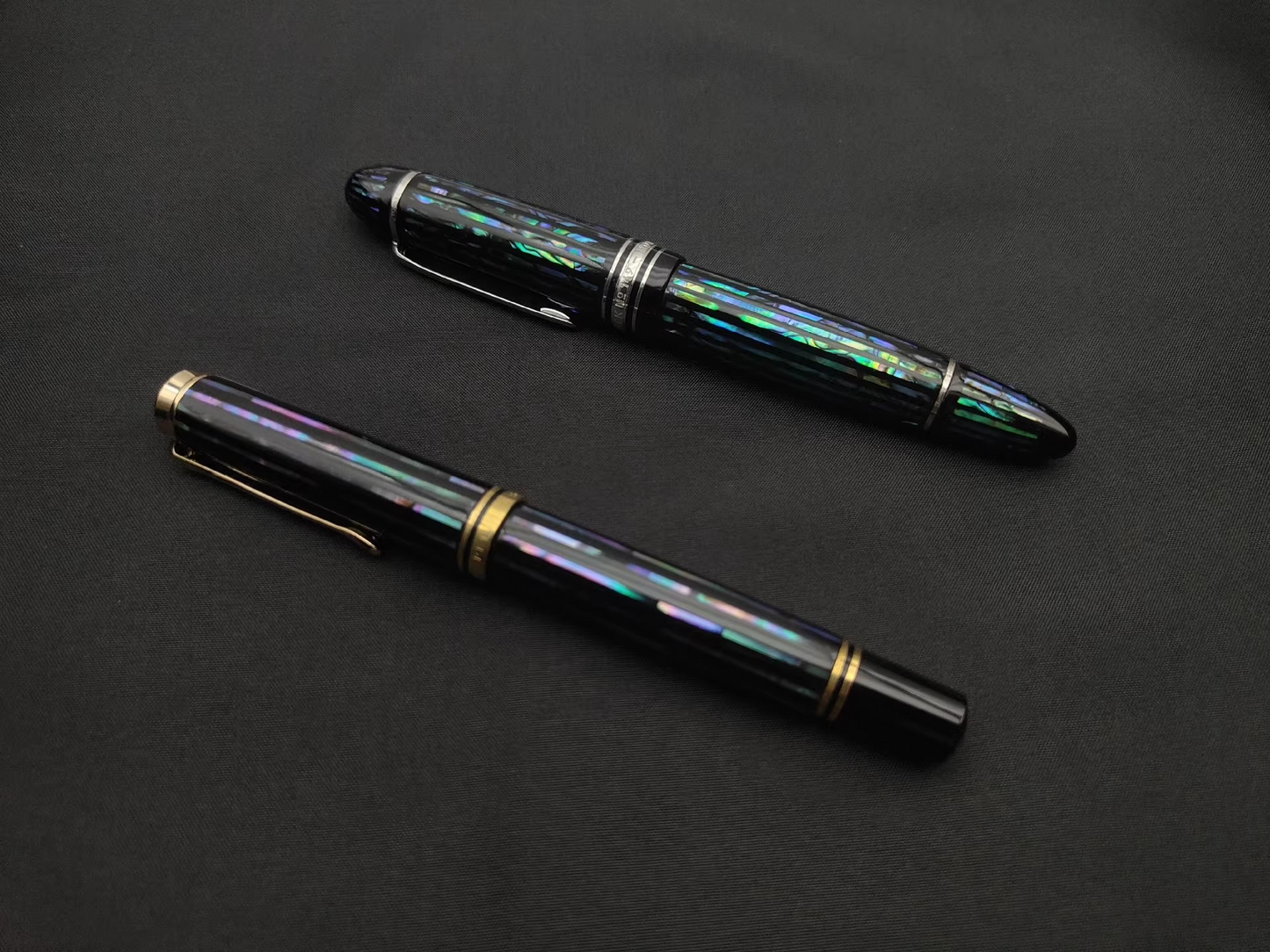 Montblanc 149/146 Black Lacquer Raden Paua Shell