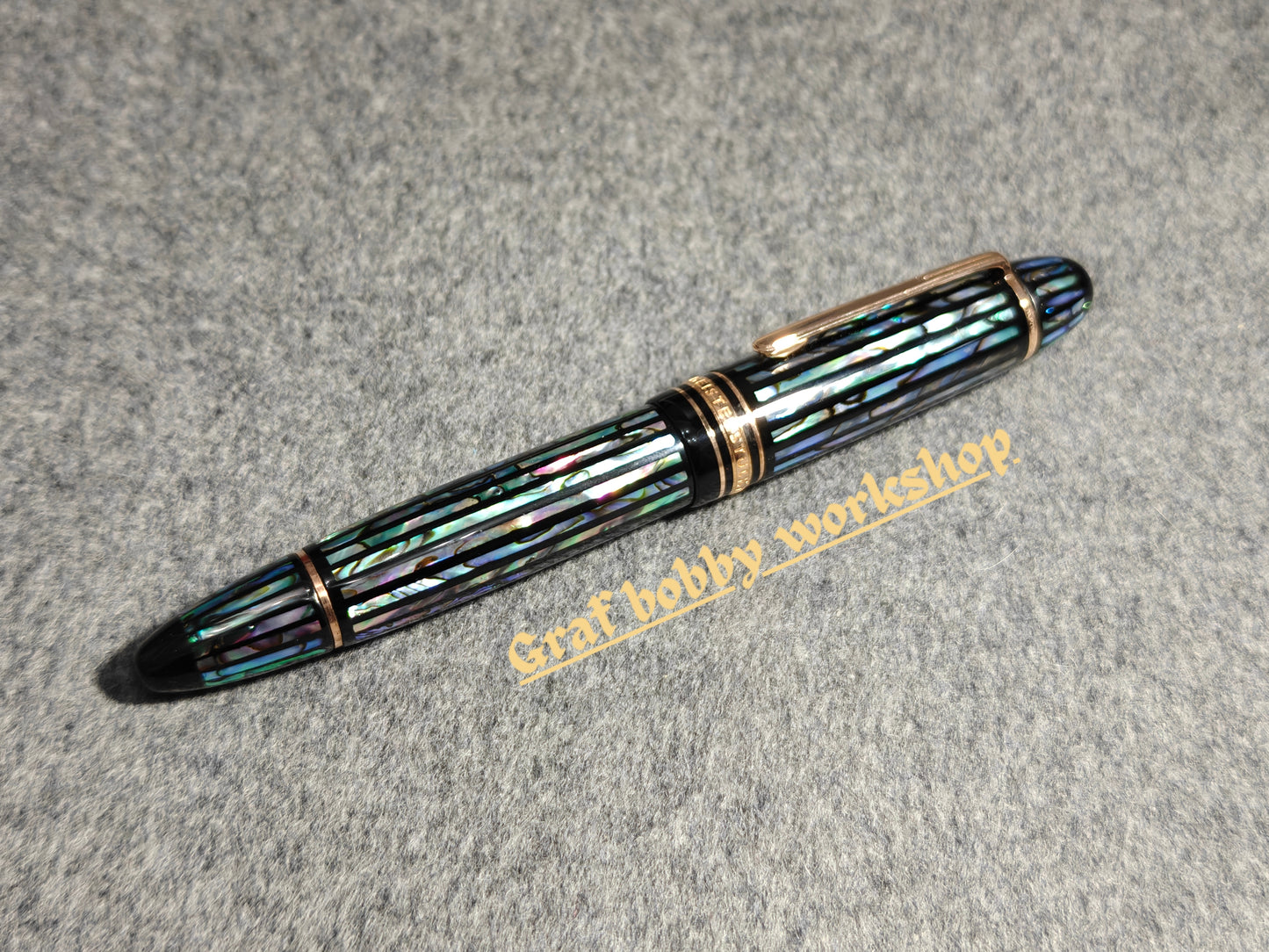 MB 149/146 Black Lacquer Raden Paua Shell
