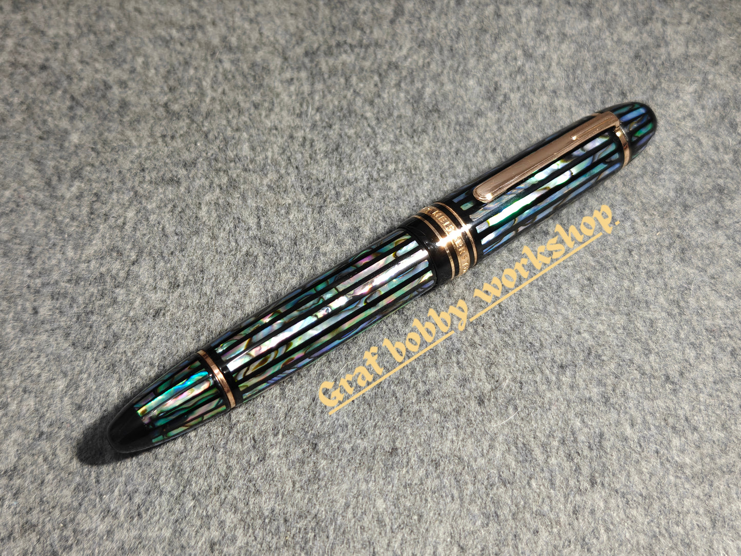 MB 149/146 Black Lacquer Raden Paua Shell