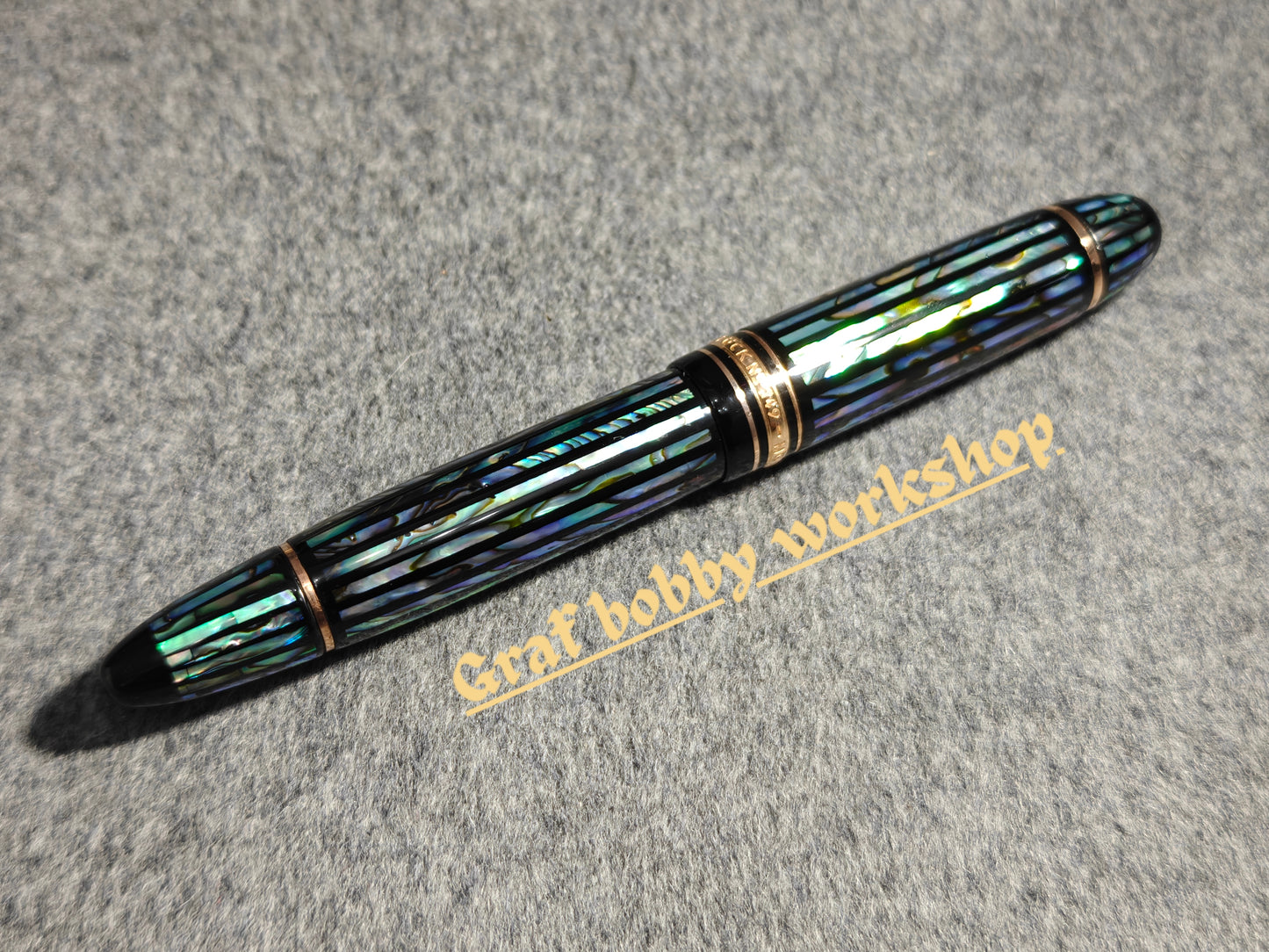 MB 149/146 Black Lacquer Raden Paua Shell