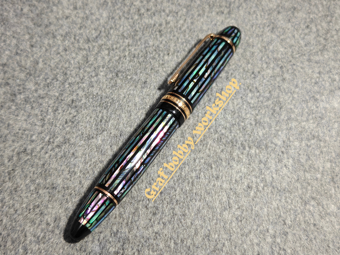 MB 149/146 Black Lacquer Raden Paua Shell