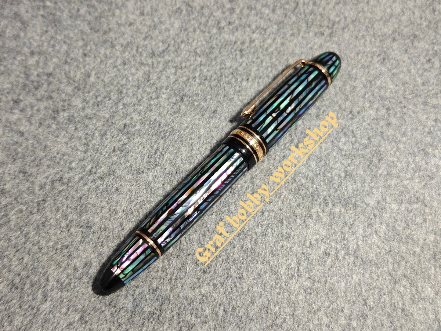 MB 149/146 Black Lacquer Raden Paua Shell