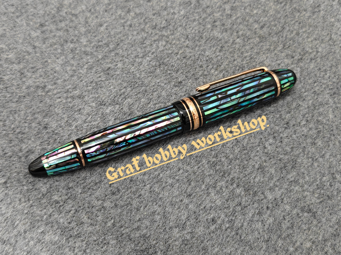 MB 149/146 Black Lacquer Raden Paua Shell