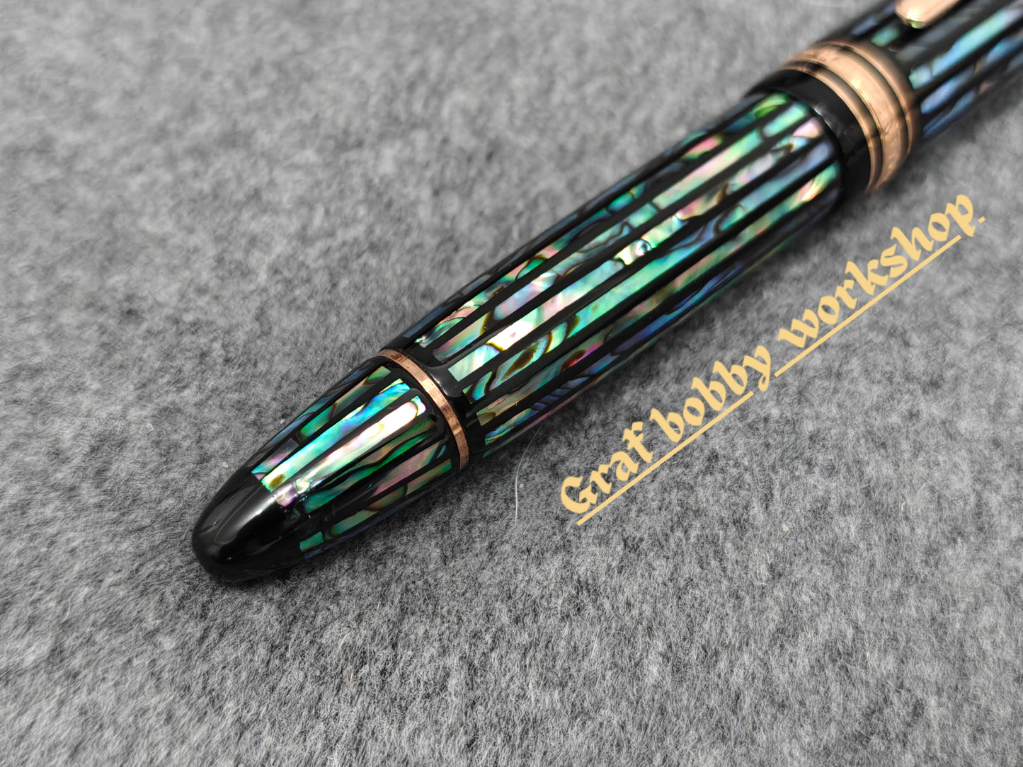MB 149/146 Black Lacquer Raden Paua Shell