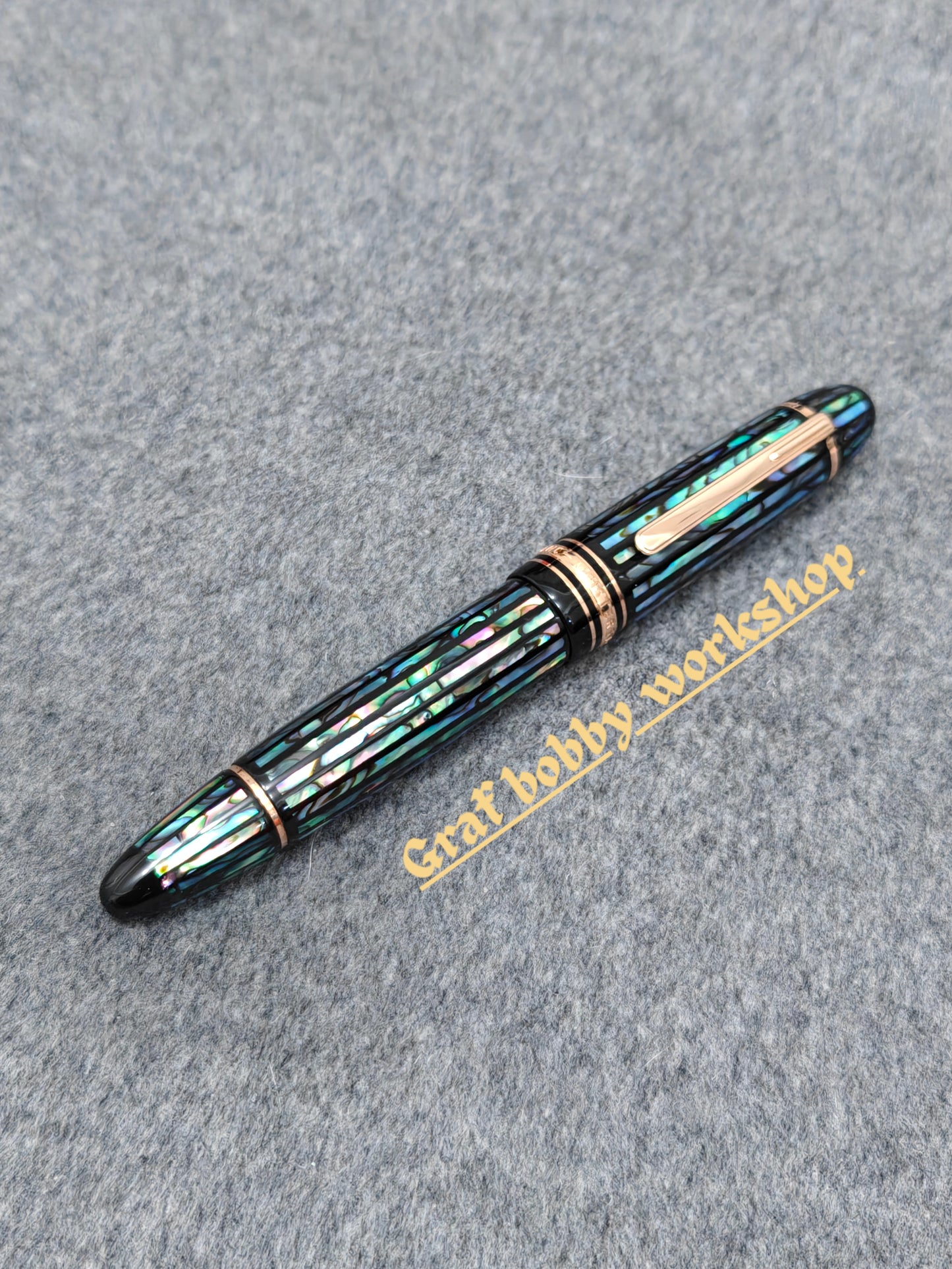 MB 149/146 Black Lacquer Raden Paua Shell