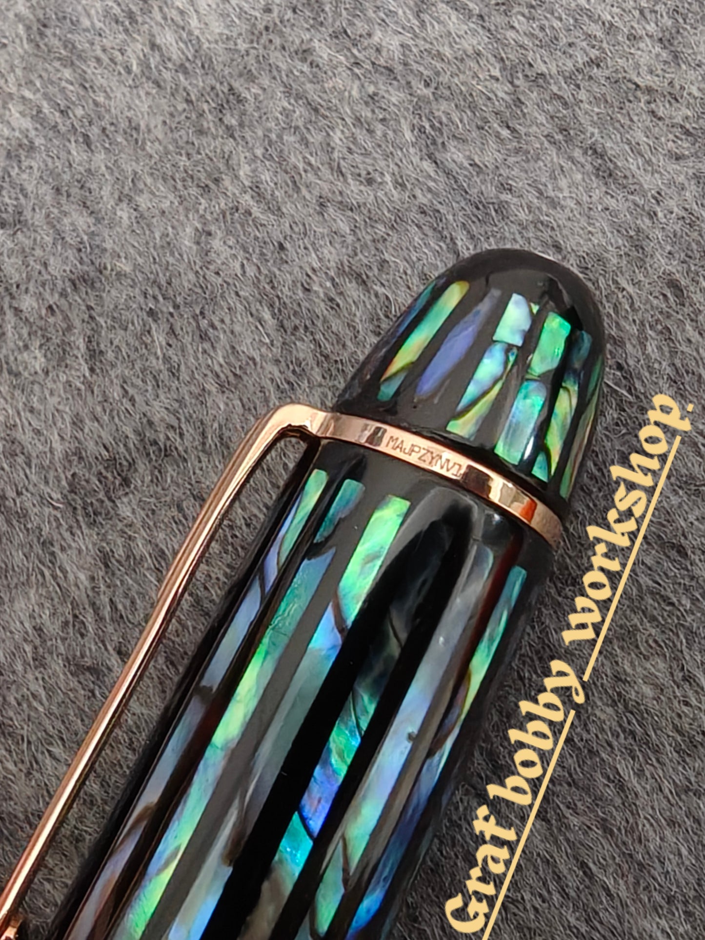 MB 149/146 Black Lacquer Raden Paua Shell