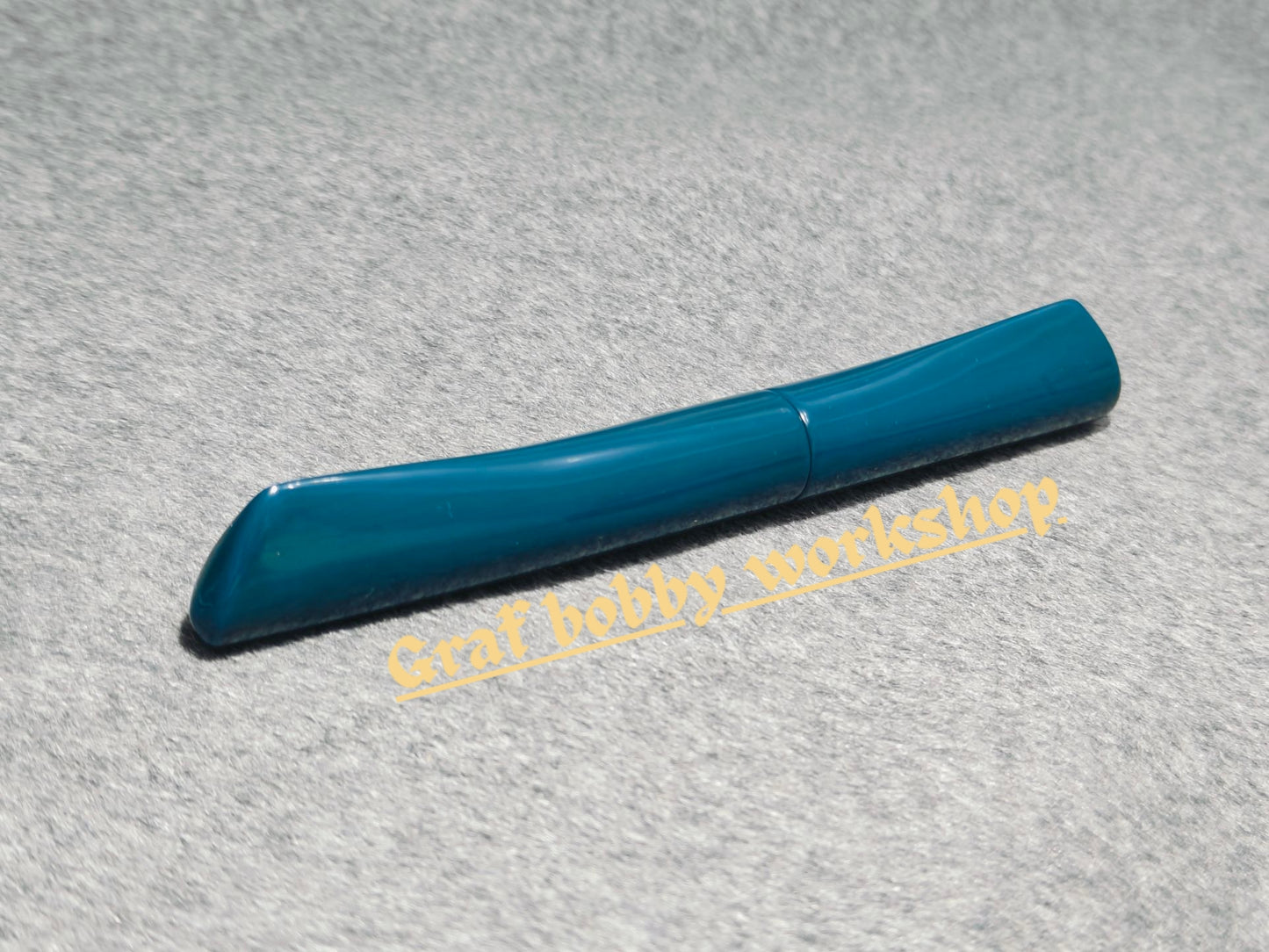 Ebony Dorsal Fin with Blue Urushi Lacquer(For Pilot 742/743)