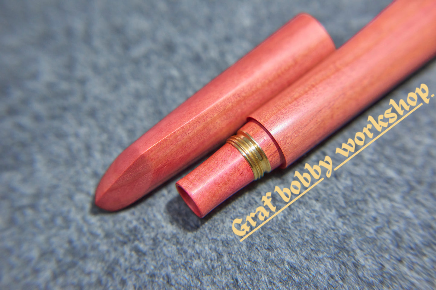 “Pretty in Pink” Dorsal Fin 2 Barrel(made from Pink Ivory Wood)