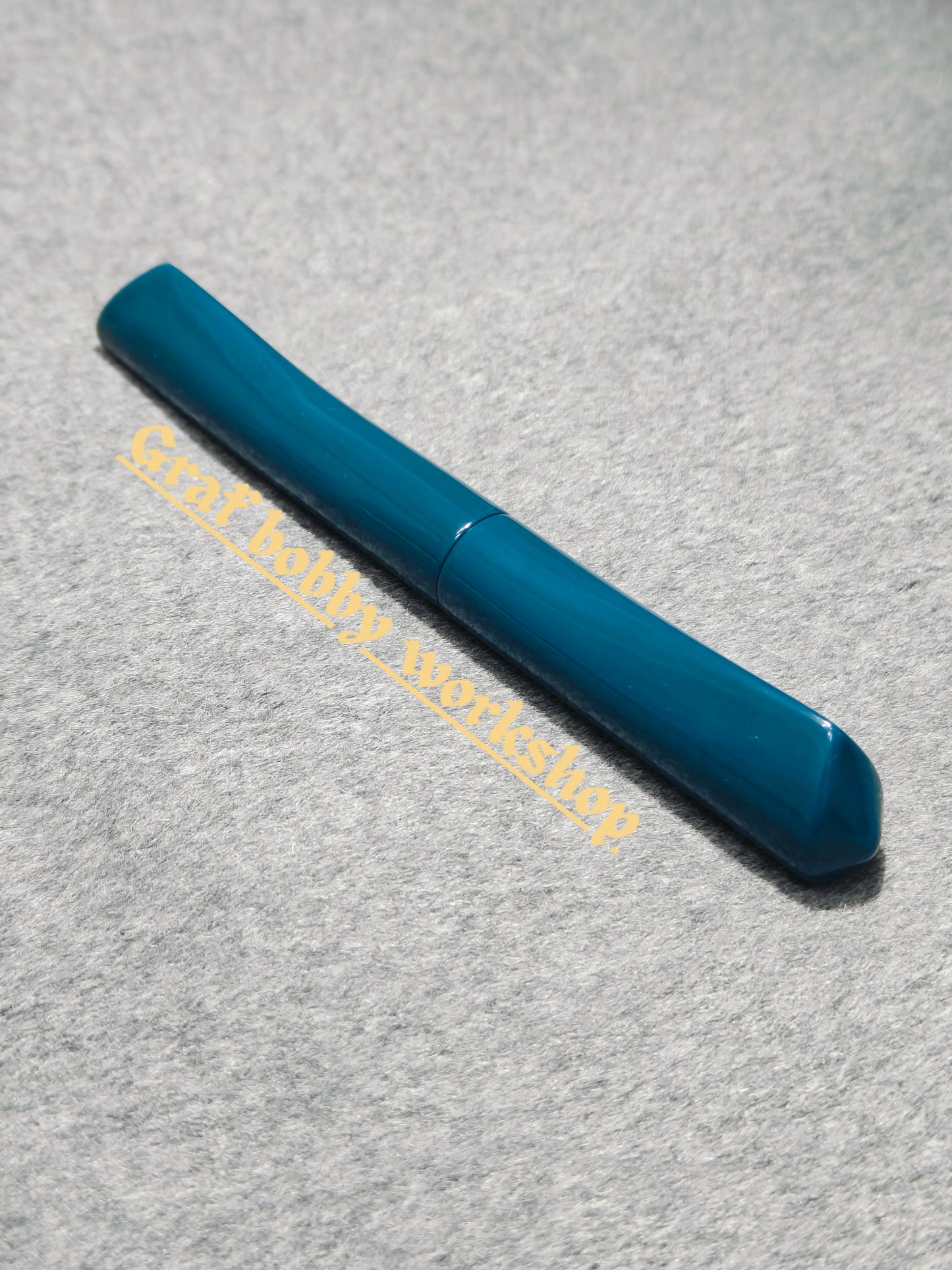 Ebony Dorsal Fin with Blue Urushi Lacquer(For Pilot 742/743)