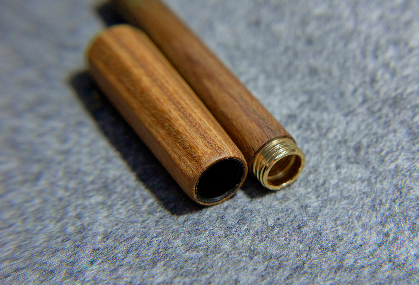 Octagonal Green Sandalwood Fountain Pen Barrel for Platinum 3776