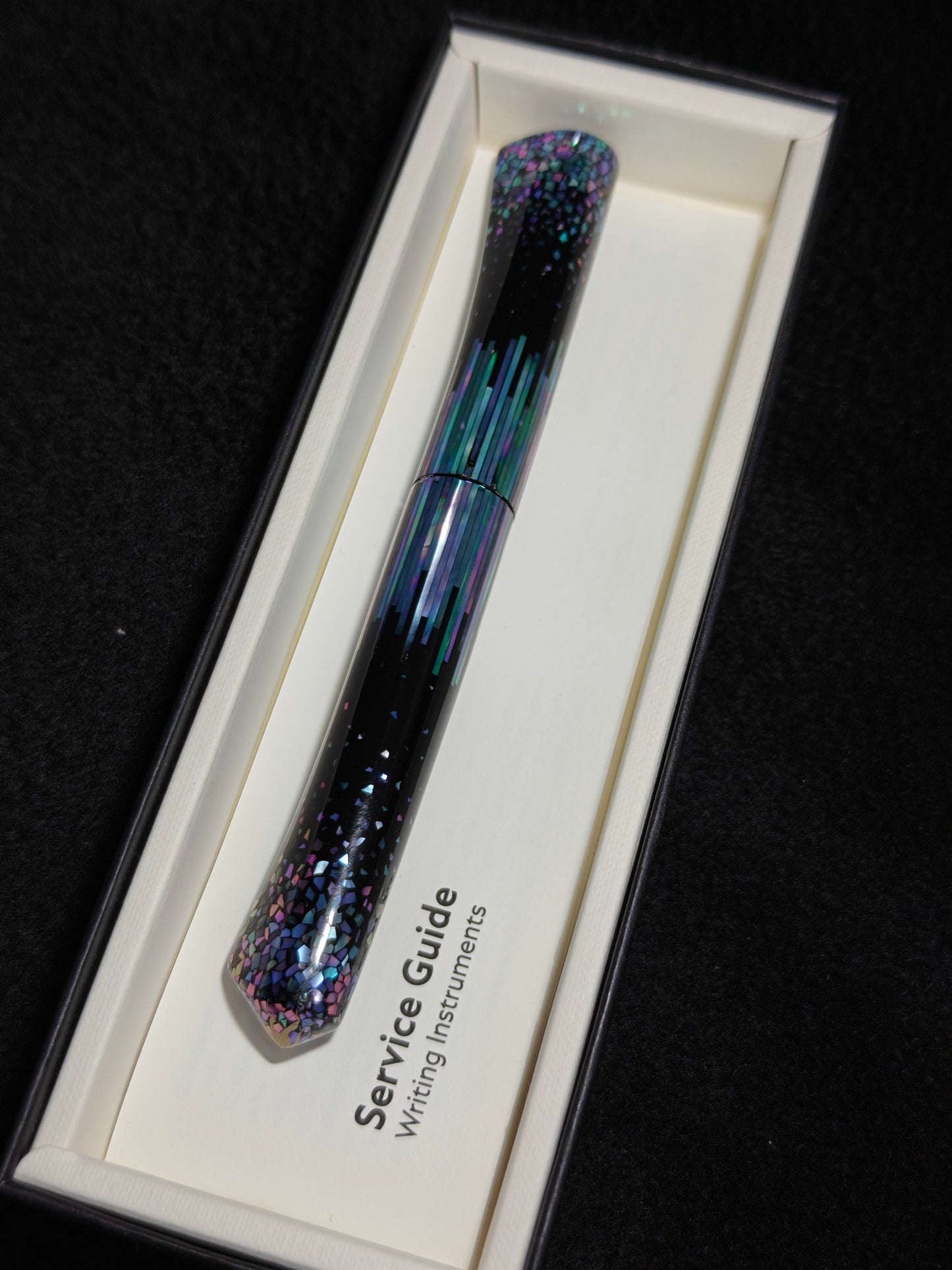 Raden Ebonite Dorsal Fin Fountain Pen Barrel