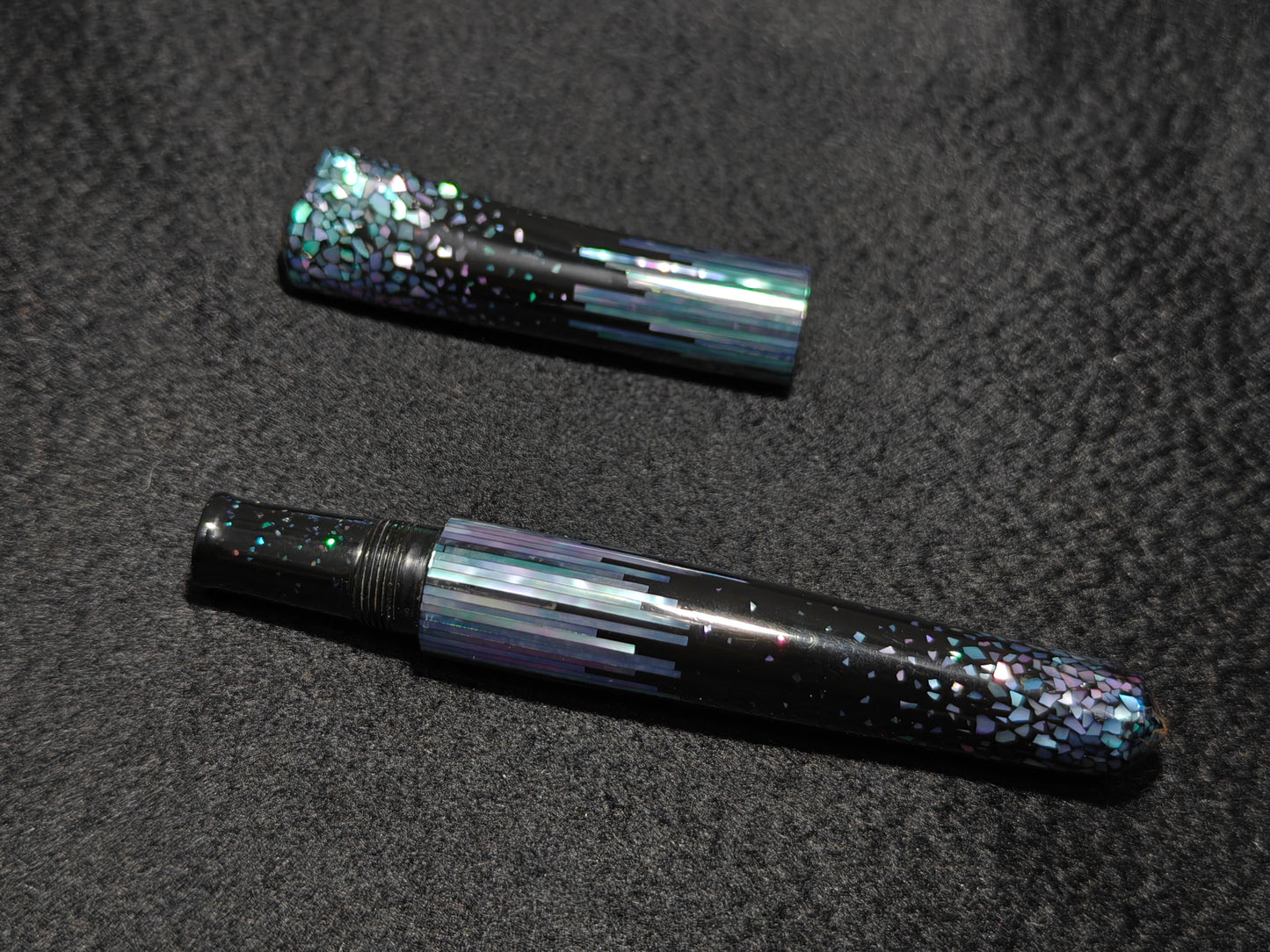 Raden Ebonite Dorsal Fin Fountain Pen Barrel