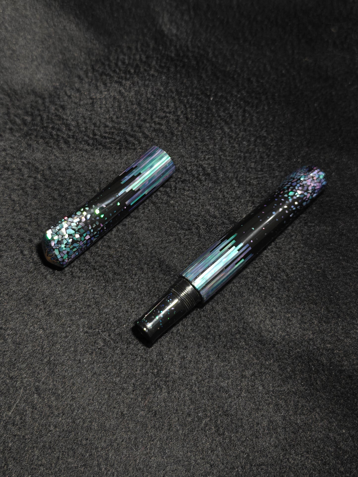 Raden Ebonite Dorsal Fin Fountain Pen Barrel