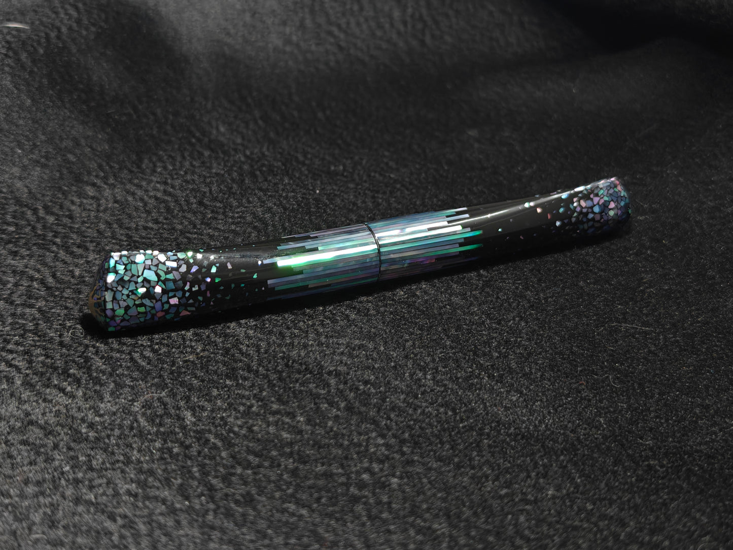 Raden Ebonite Dorsal Fin Fountain Pen Barrel