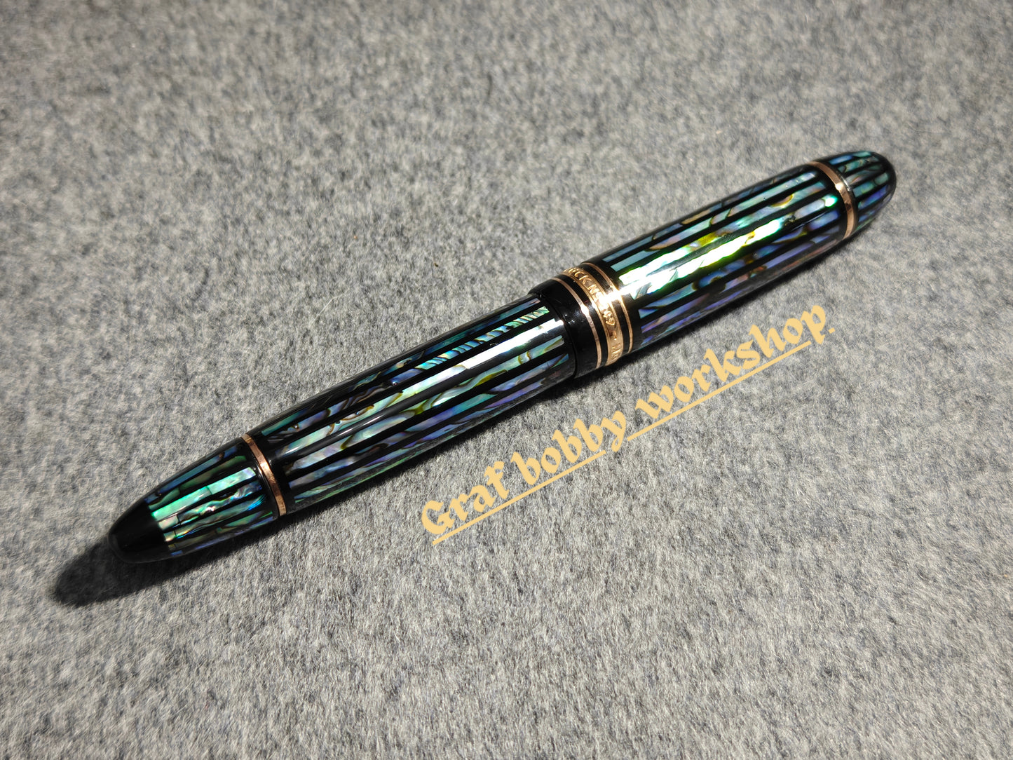 MB 149/146 Black Lacquer Raden Paua Shell