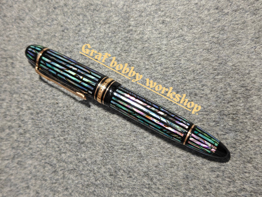 MB 149/146 Black Lacquer Raden Paua Shell
