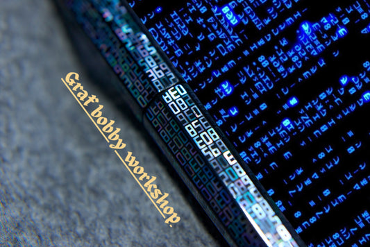 Decode Reality: Matrix-Inspired Urushi Raden Ebonite Pen Barrel